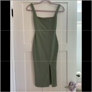 nasty gal bodycon dress with slit